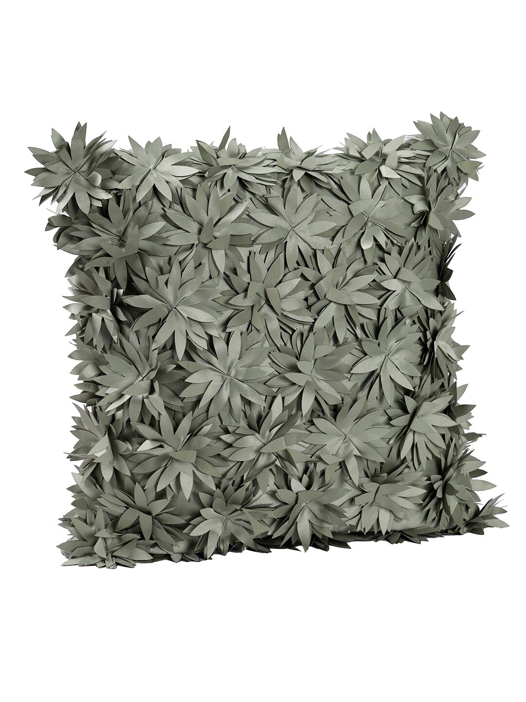 

ROMEE Green Set of 5 Floral Square Cushion Covers