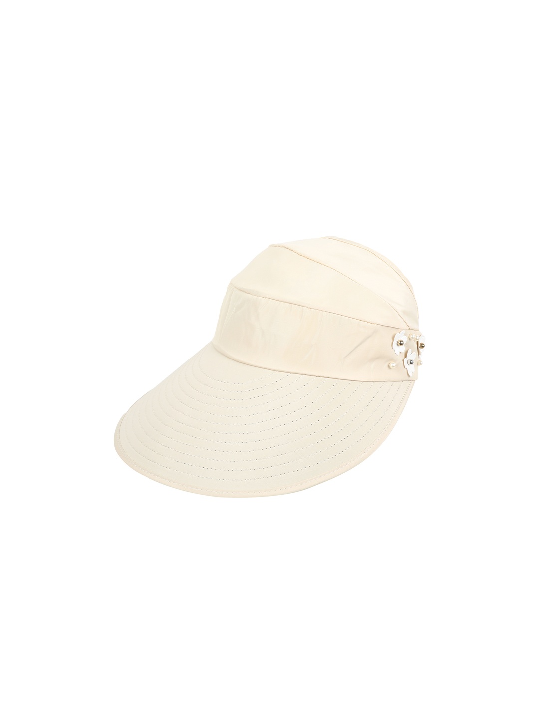 

FabSeasons Women Beige UV Protection Sun Visor Cap