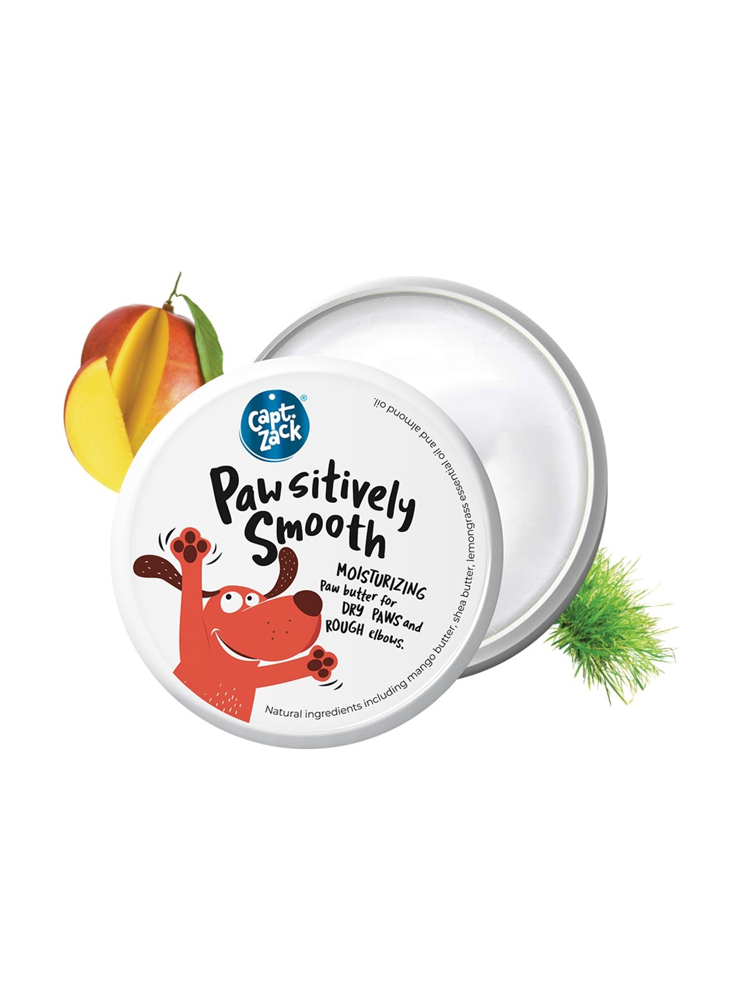 

Captain Zack Unisex White Pawsitively Smooth Antifugal Pet Paw Cream 100g