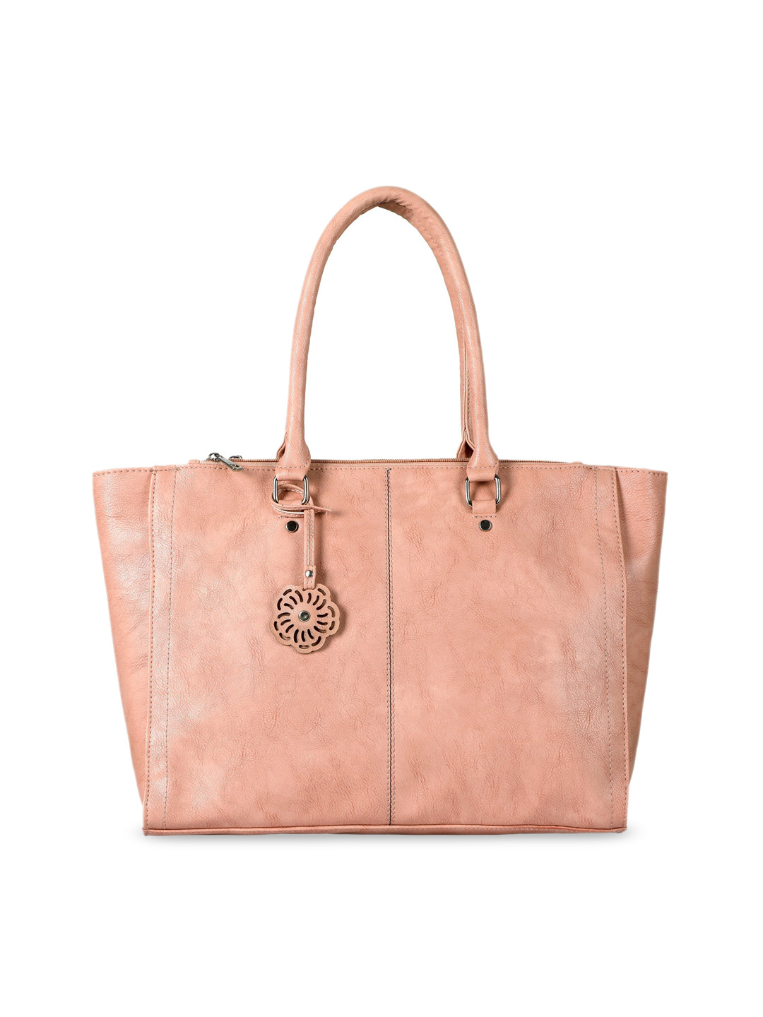 

Toteteca Pink PU Bowling Shoulder Bag