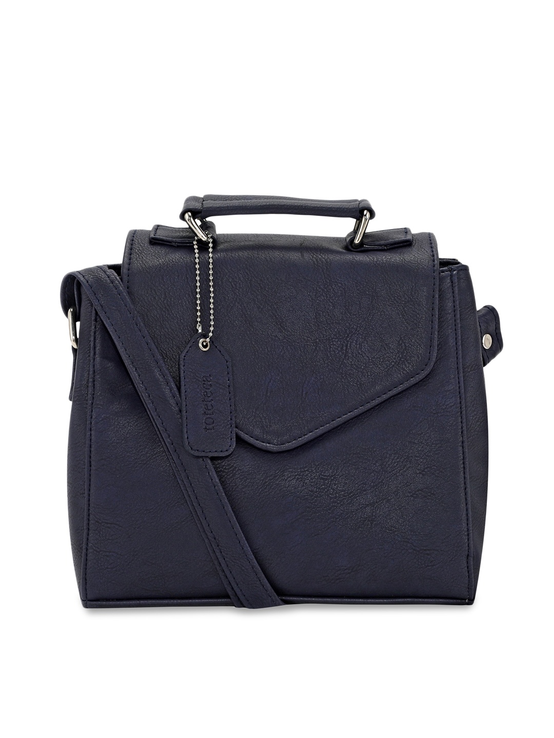 

Toteteca Blue PU Structured Satchel