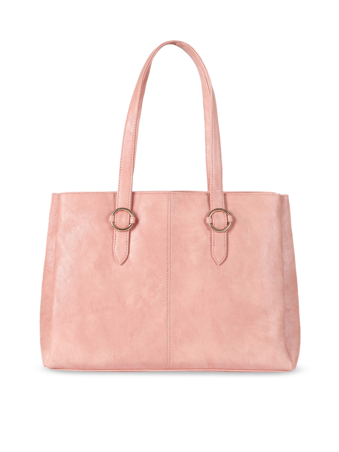 

Toteteca Pink PU Structured Handheld Bag