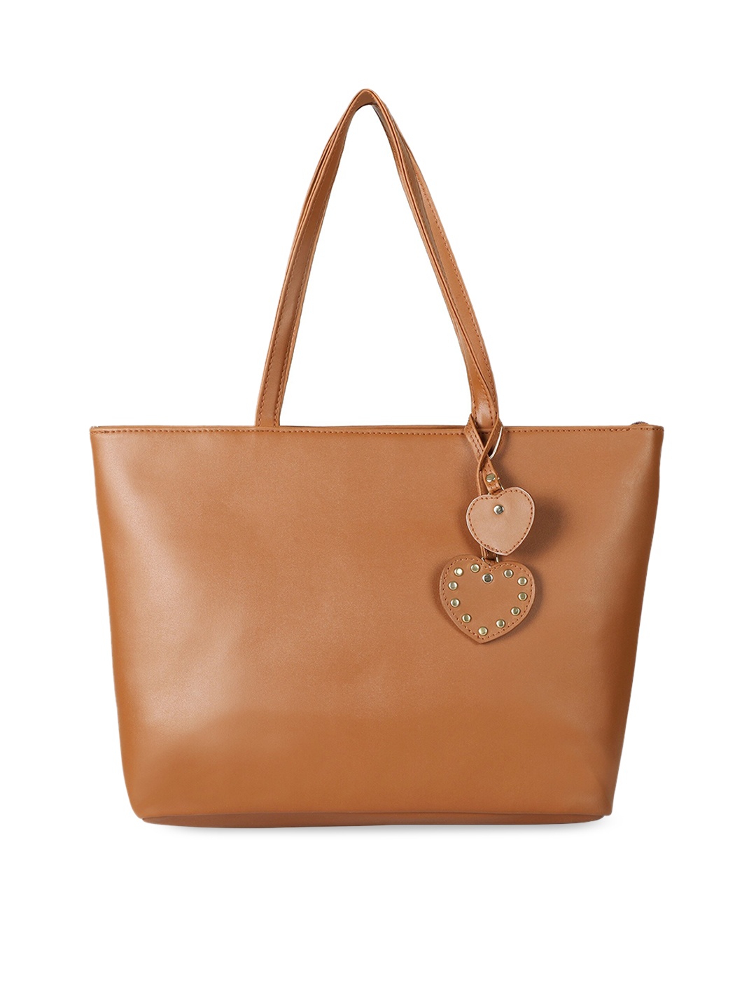 

Toteteca Tan PU Structured Shoulder Bag