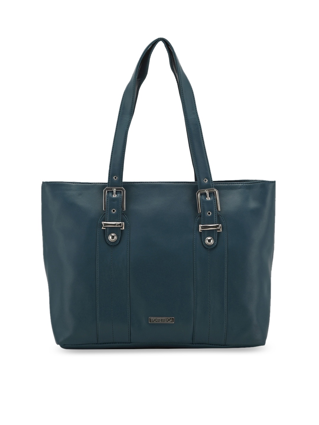 

Toteteca Teal PU Structured Shoulder Bag