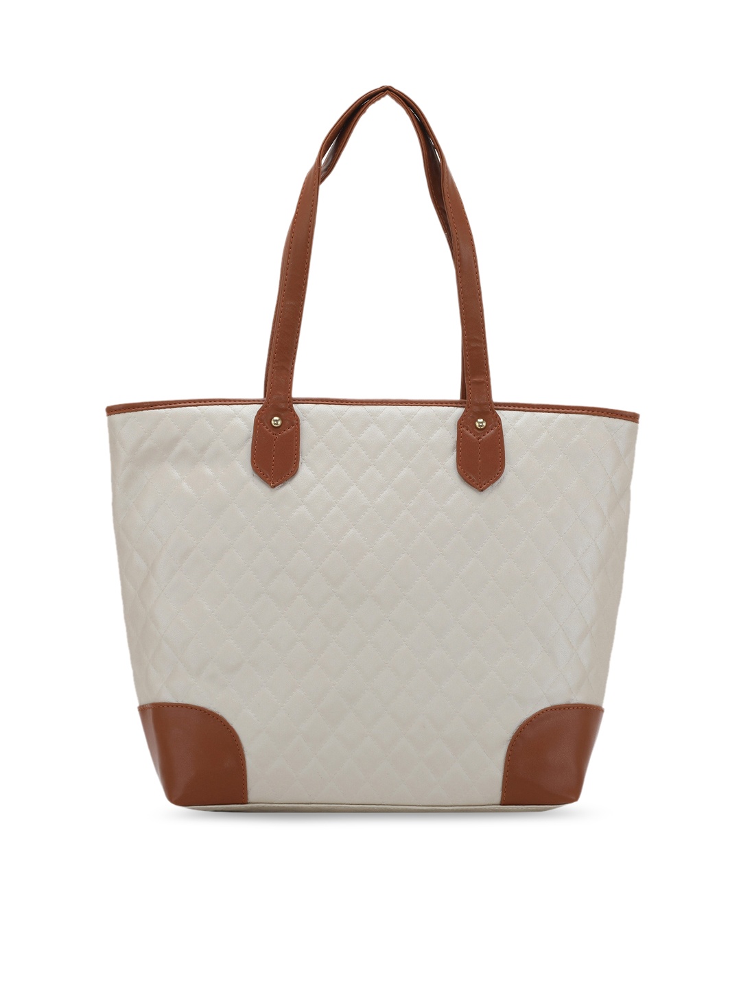 

Toteteca Gold-Toned PU Structured Shoulder Bag with Quilted