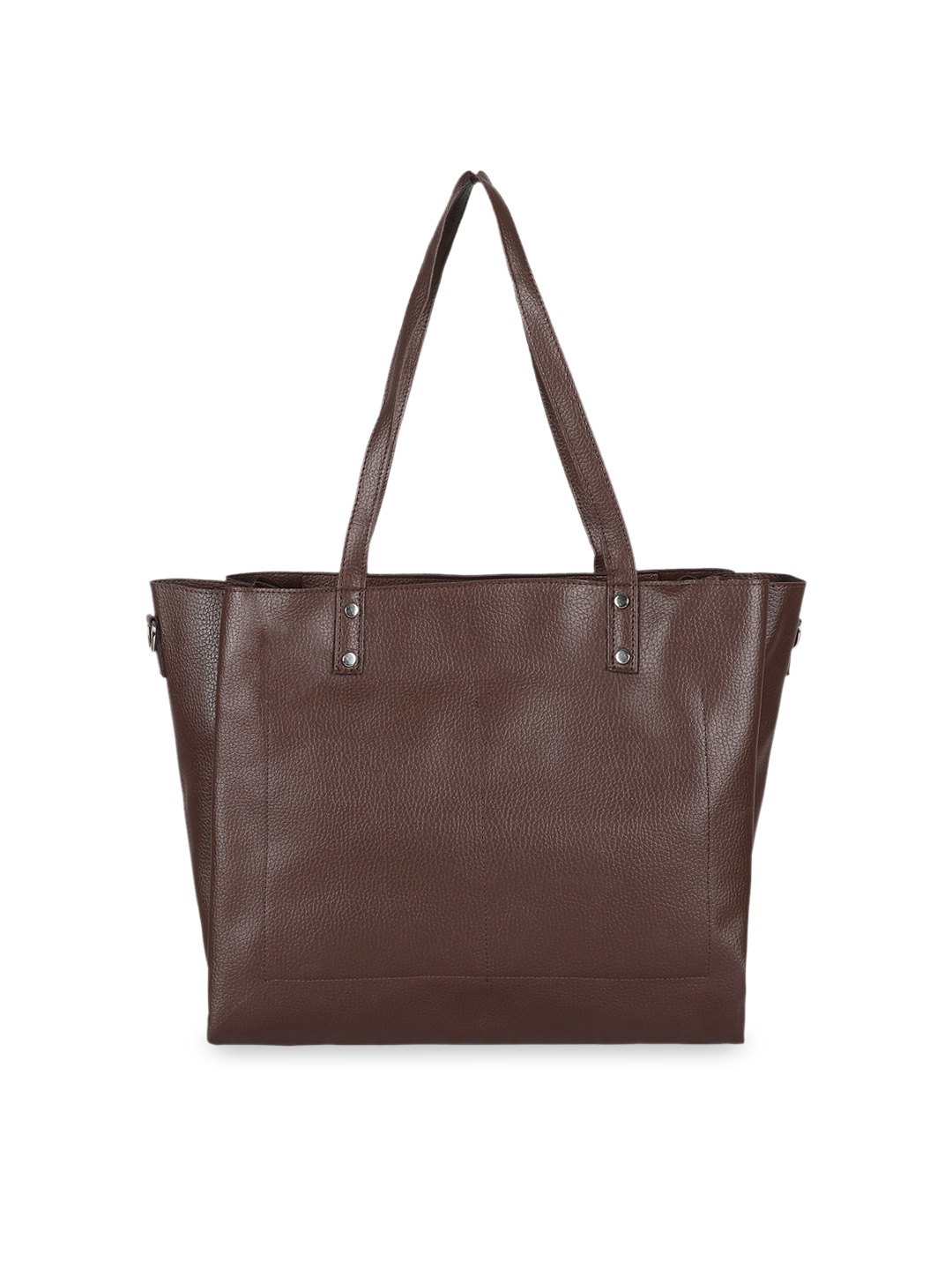 

Toteteca Women Brown PU Structured Shoulder Bag