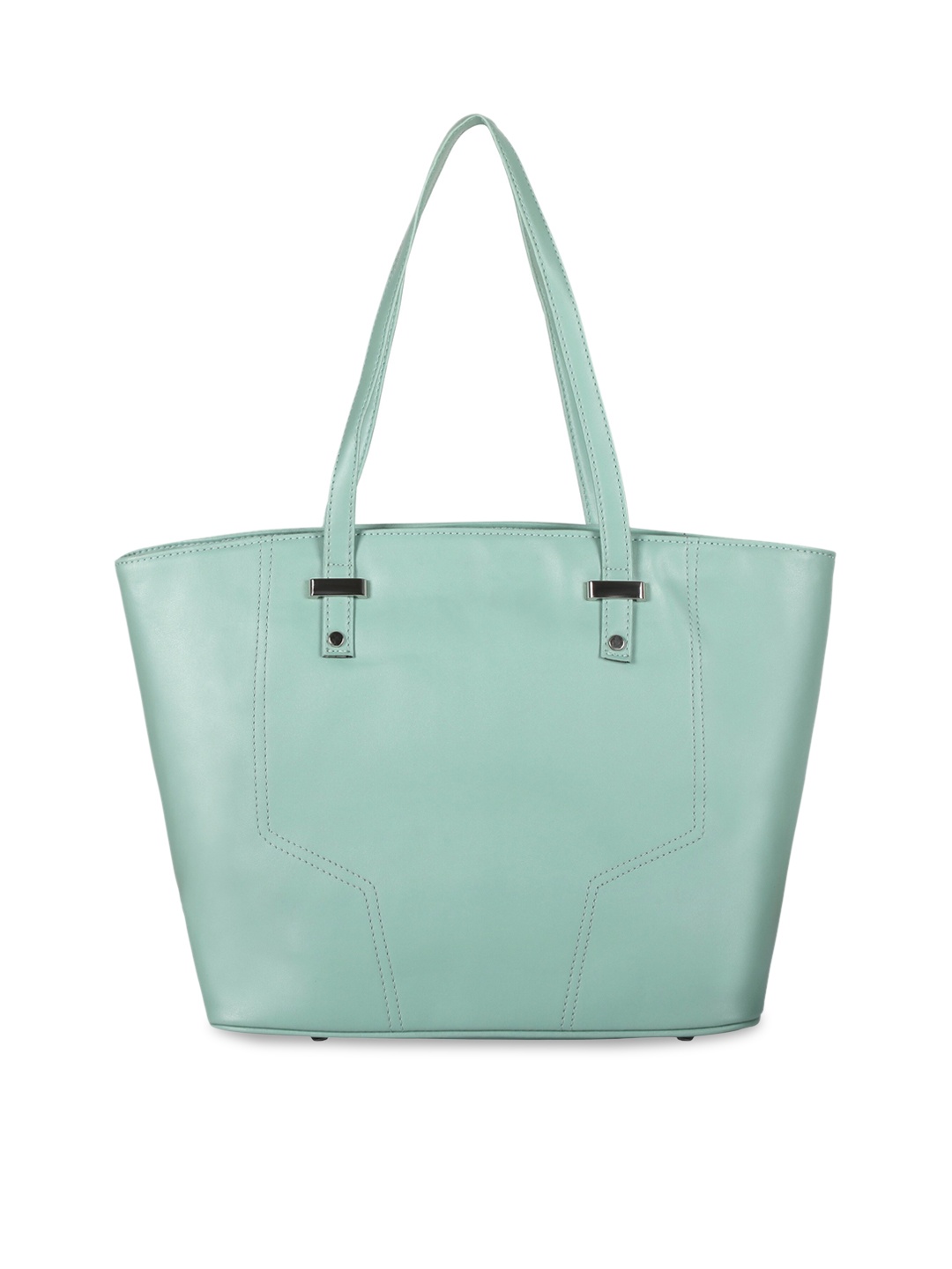 

Toteteca Sea Green PU Structured Shoulder Bag