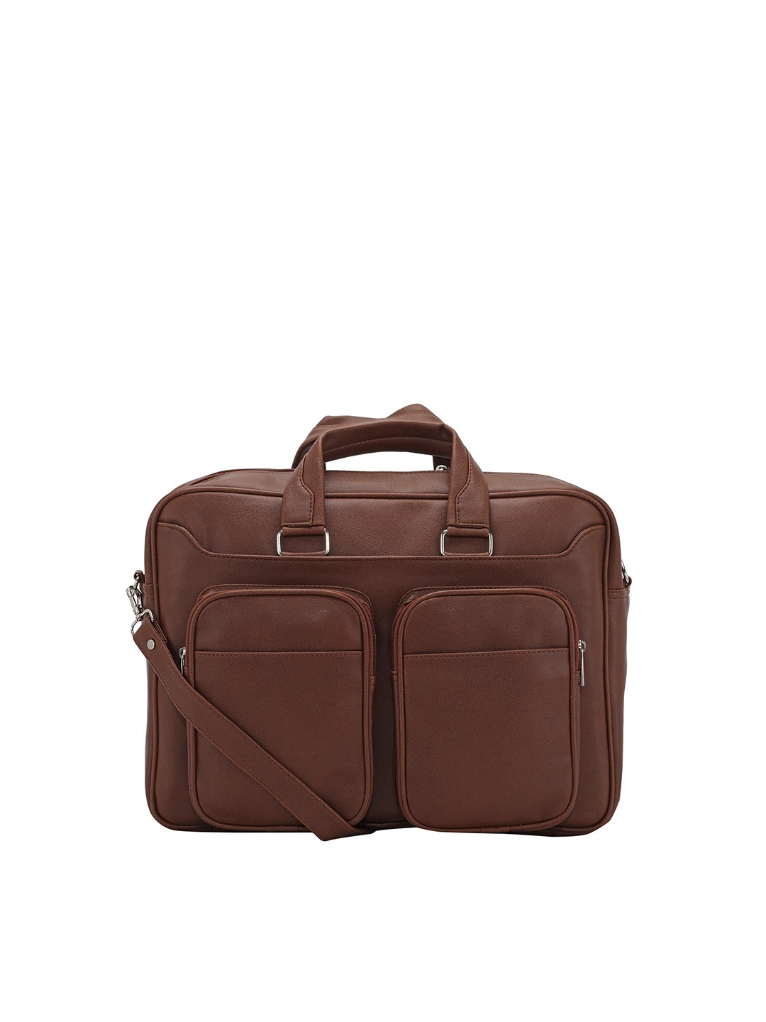 

Toteteca Unisex Brown PU Laptop Bag