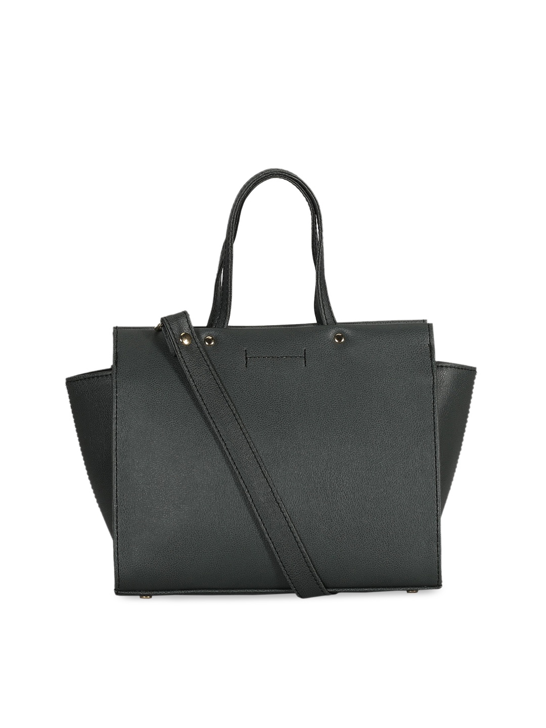 

Toteteca Green PU Structured Shoulder Bag