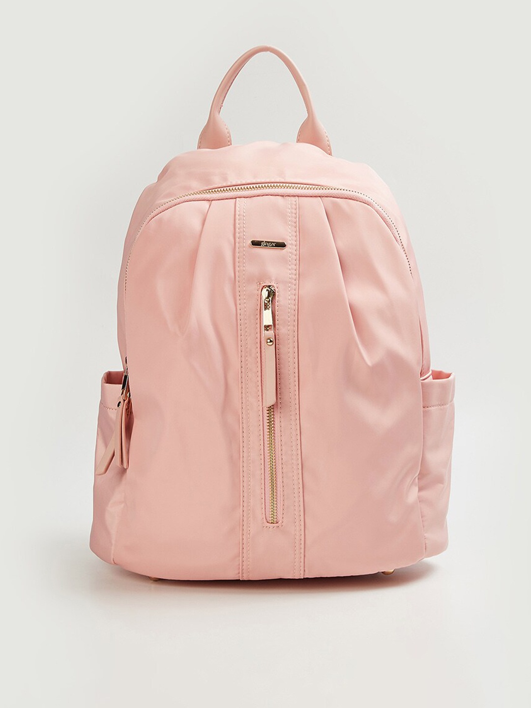 

Ginger by Lifestyle Women Peach-Coloured Backpack