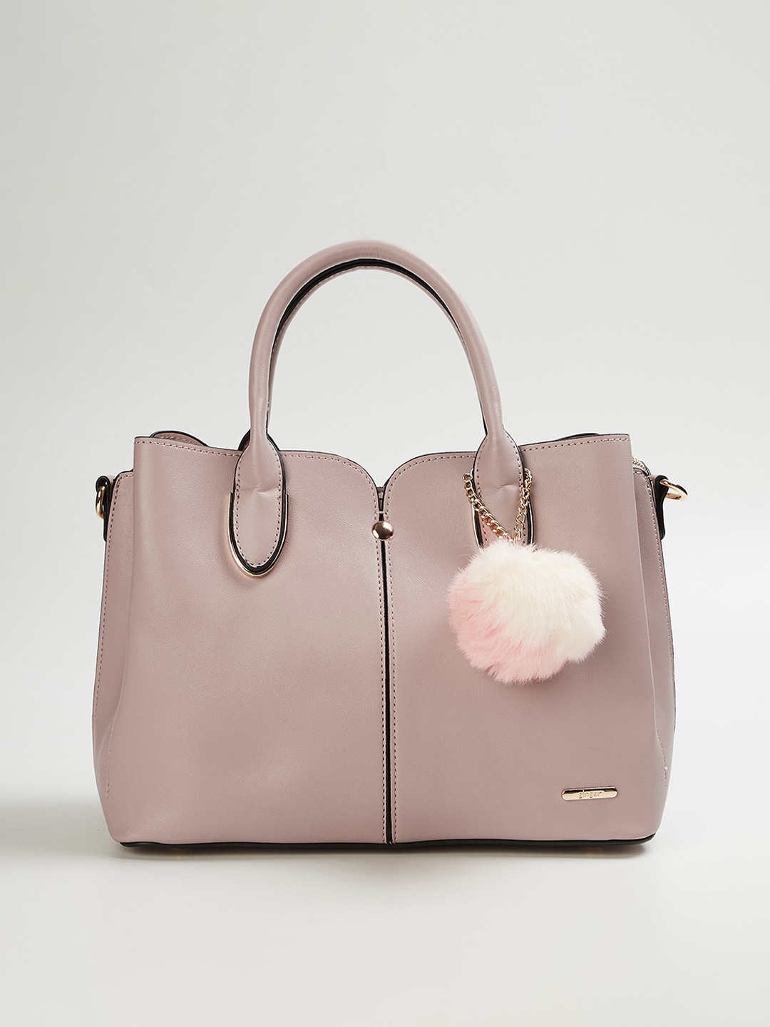 

Ginger by Lifestyle Pink Structured Handheld Bag