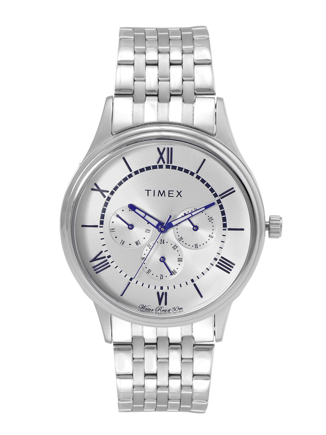 

Timex Men Silver-Toned Multi-Function Analogue Watch TWEG16802