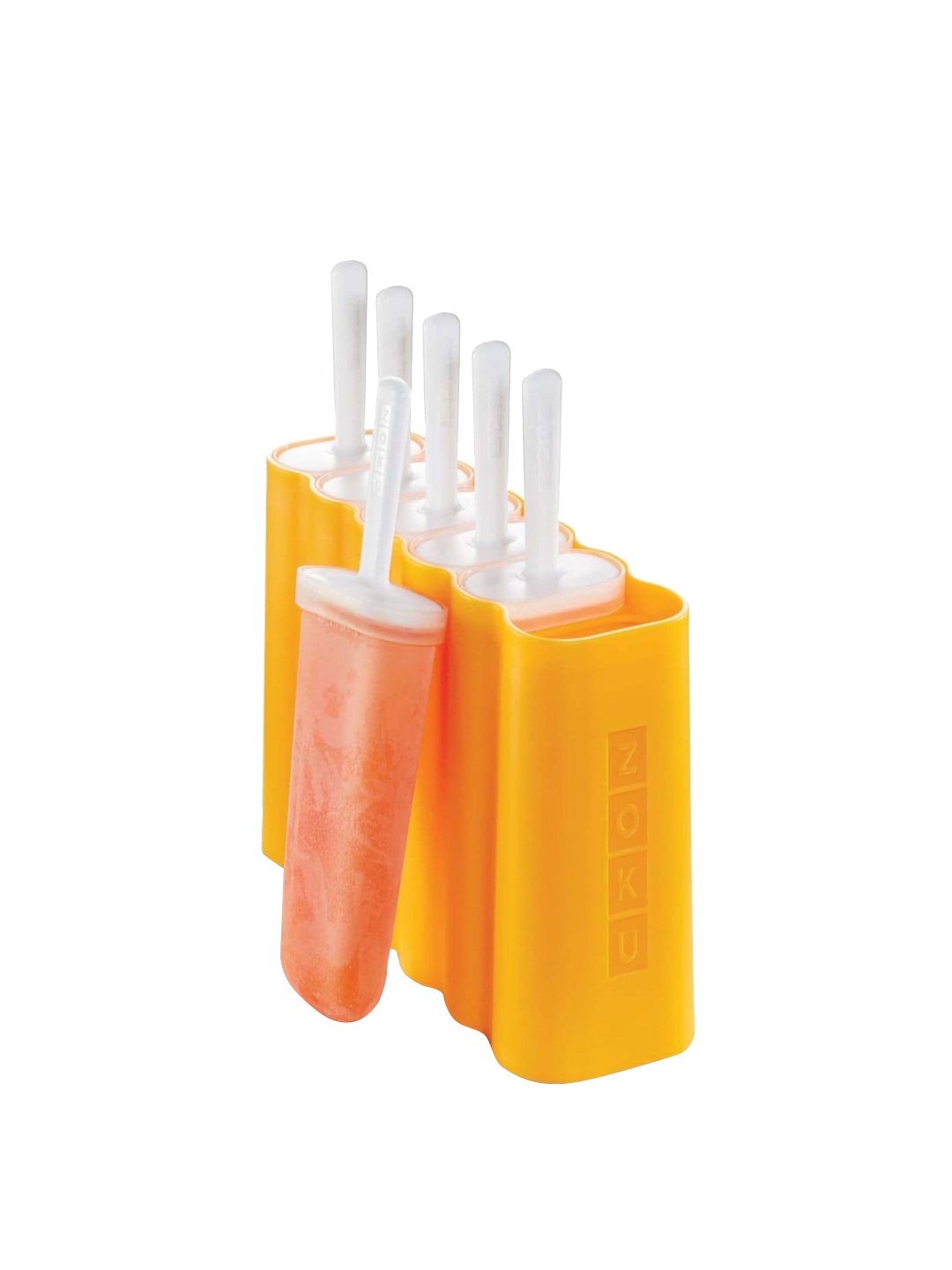 

ZOKU Orange Set Of 6 Ice Pop Mold