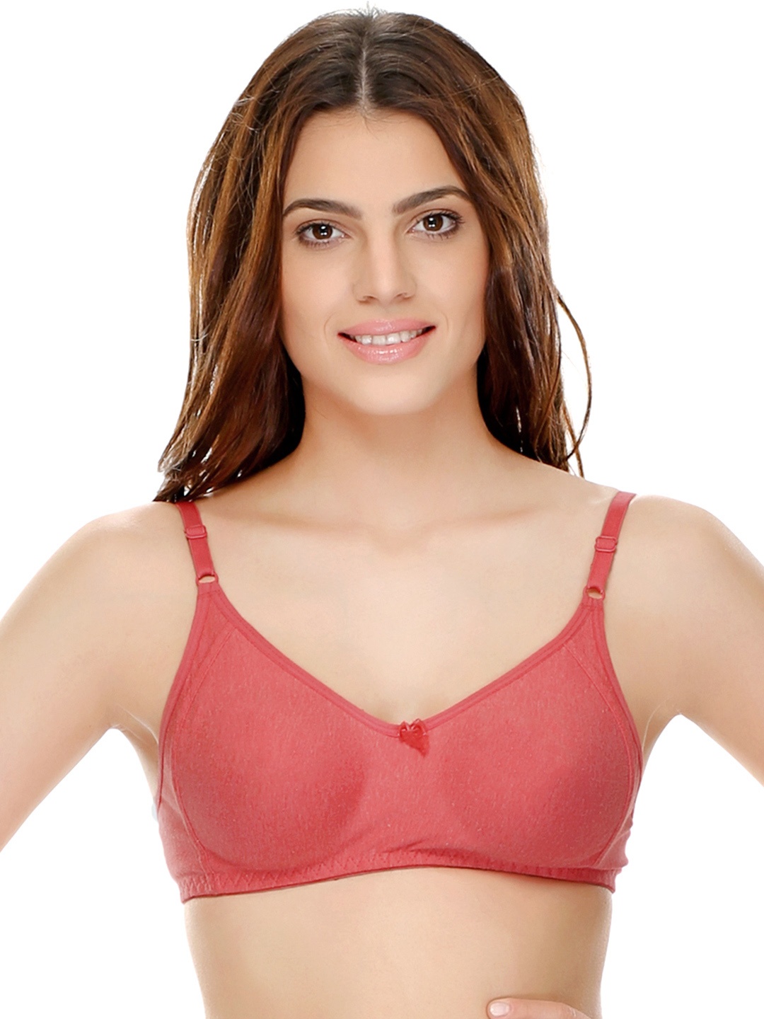 

Clovia Pink T-shirt Bra BR0378P23