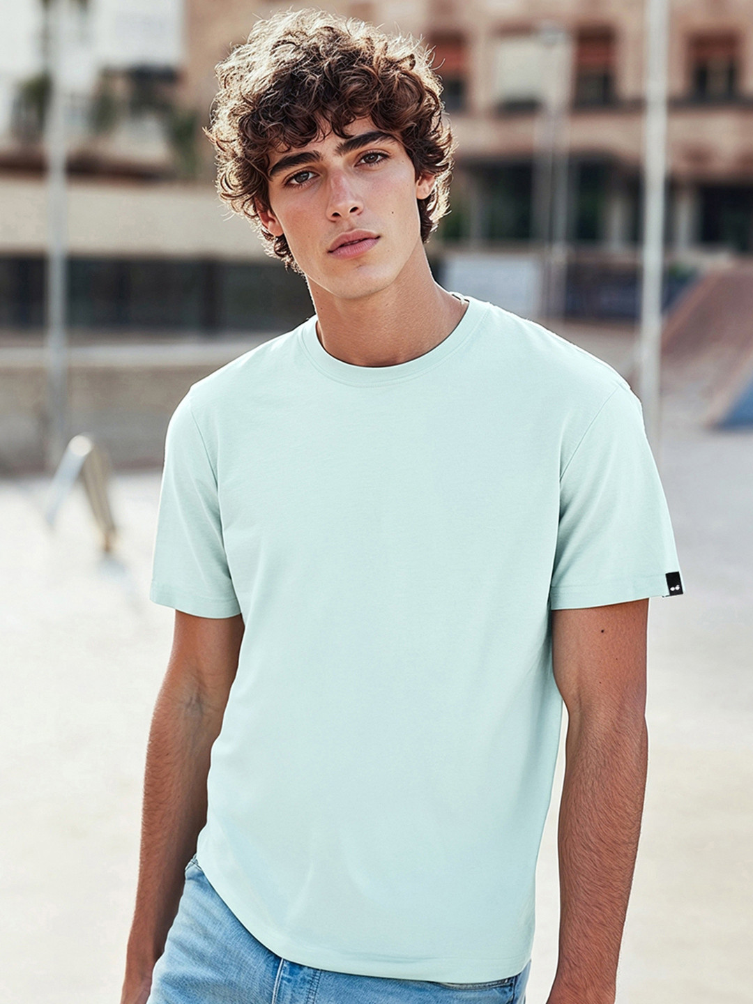 

Bewakoof Men Green T-shirt