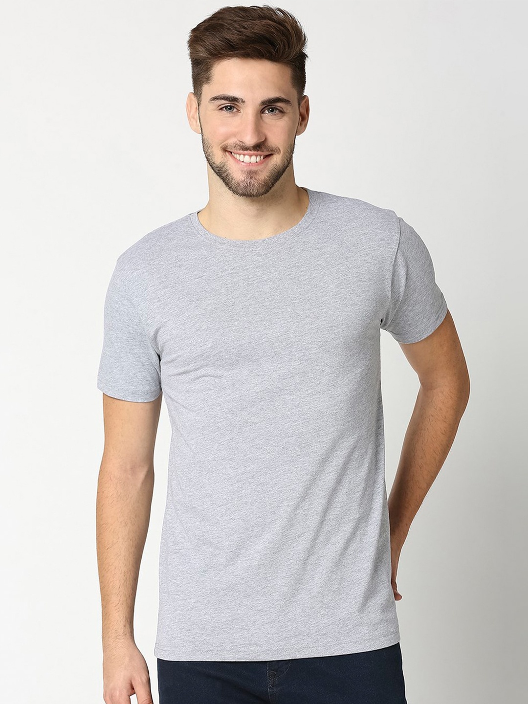 

Bewakoof Men Grey T-shirt