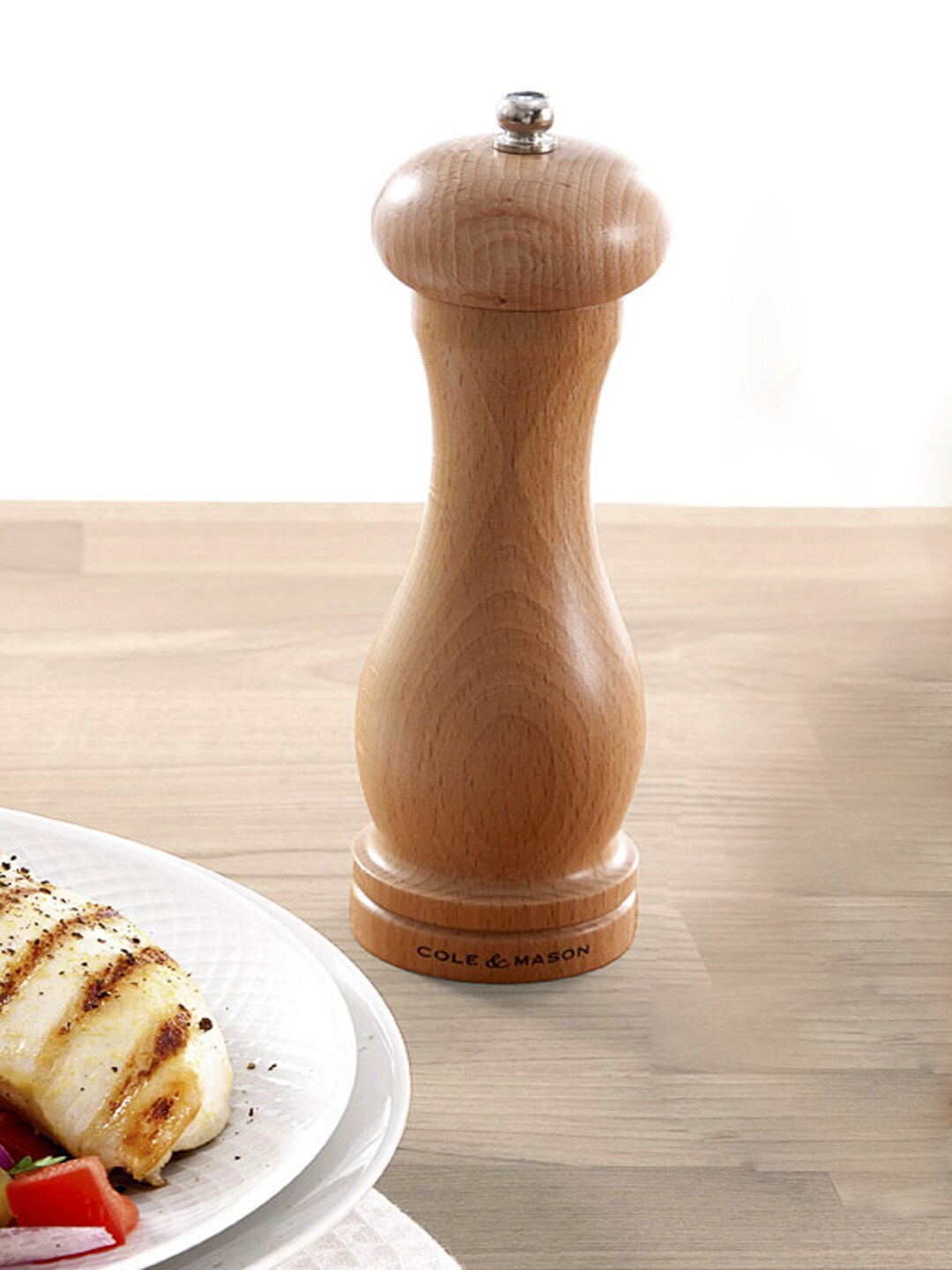 

Cole & Mason Brown Beech Capstan Precision Salt Mill