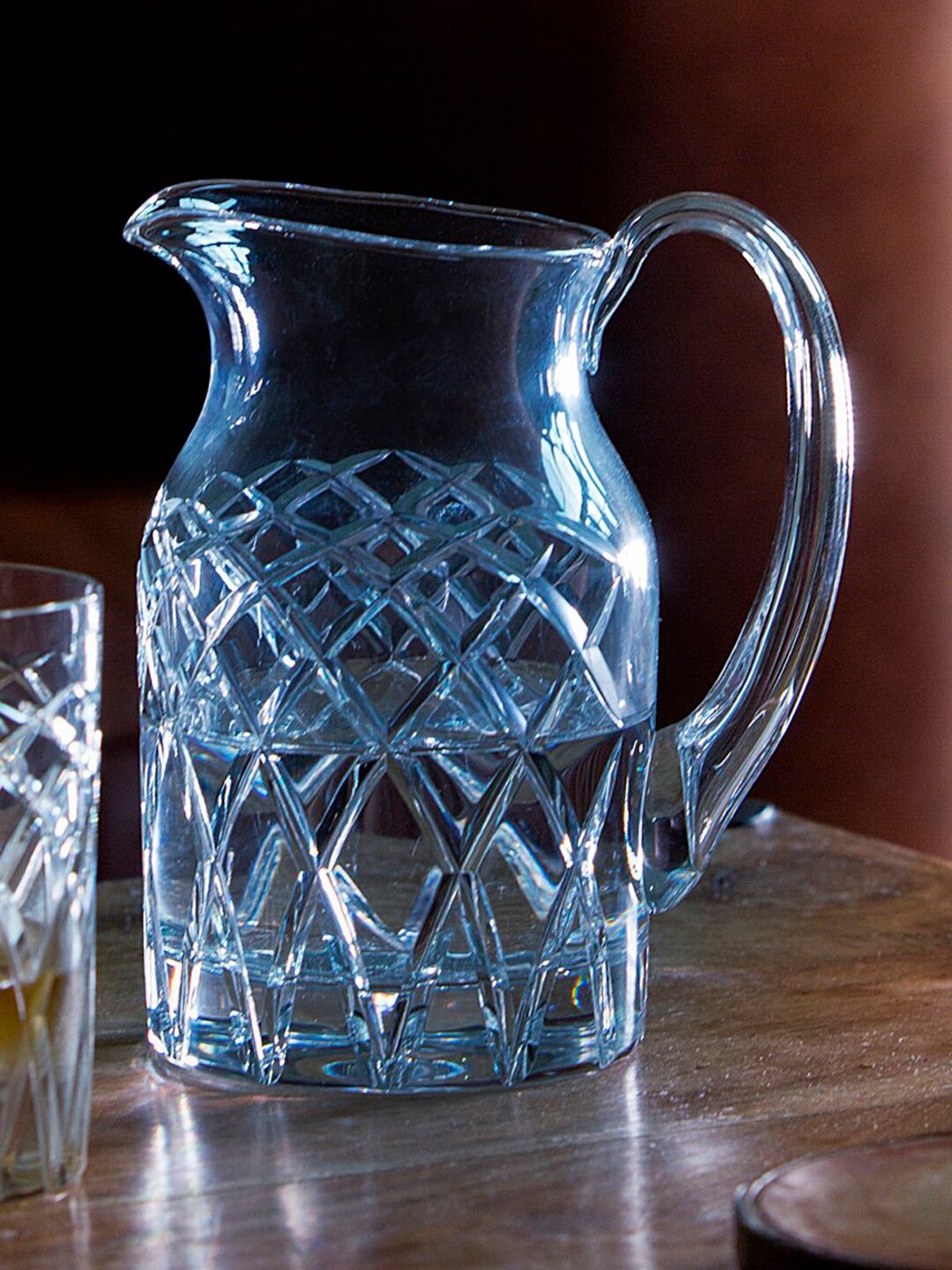 

Royal Brierley Ink Blue Harris Water Jug