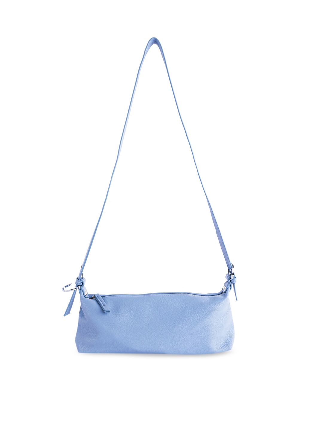 

NUFA Blue PU Structured Shoulder Bag