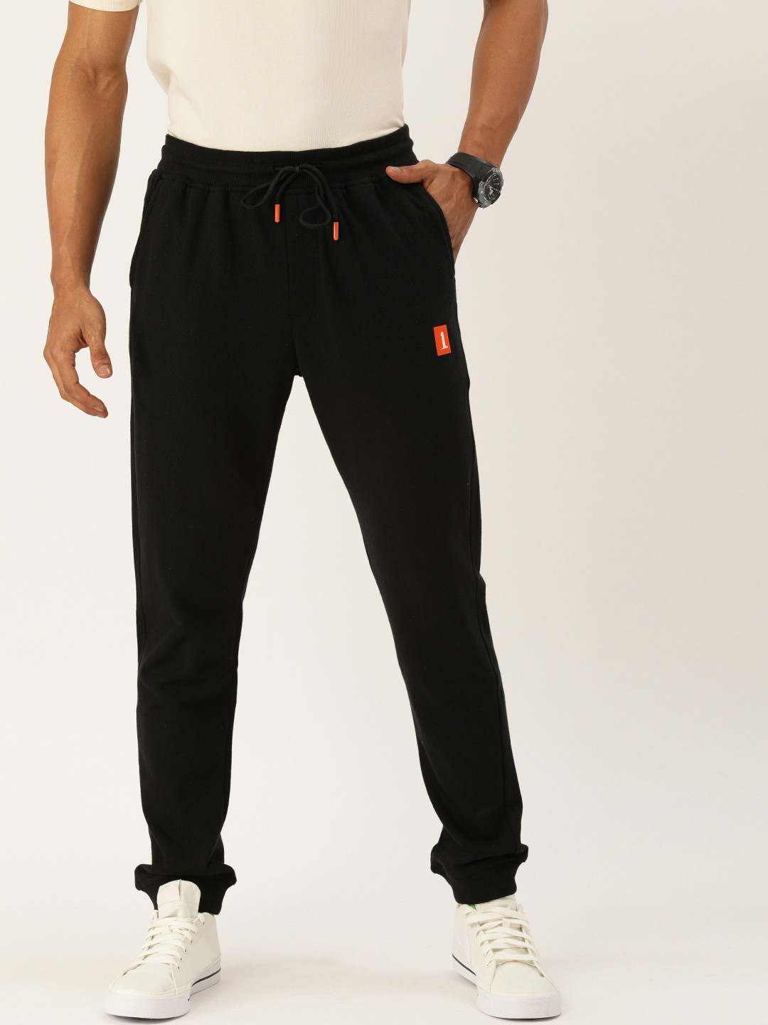

SINGLE MEN'S BLACK TRACKPANTS