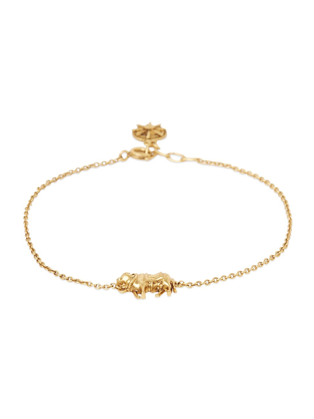 

Masaba Women Gold-Toned Antique Gold-Plated Link Bracelet