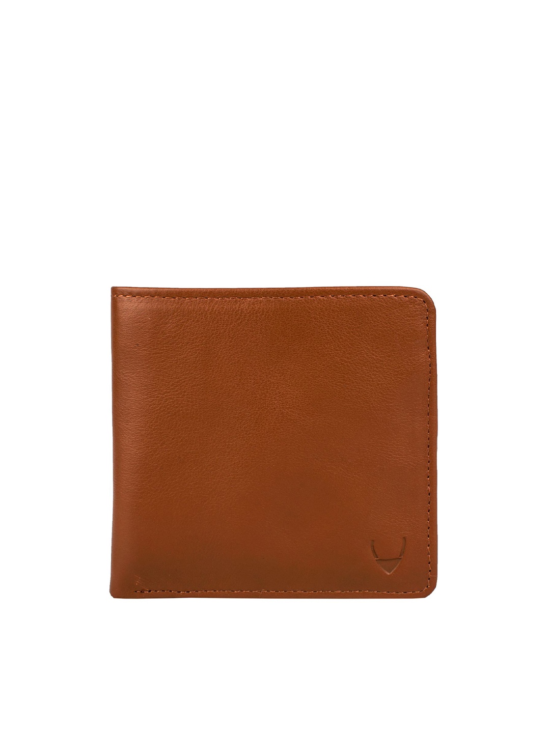 

Hidesign Men Tan Textured Leather Two Fold Wallet