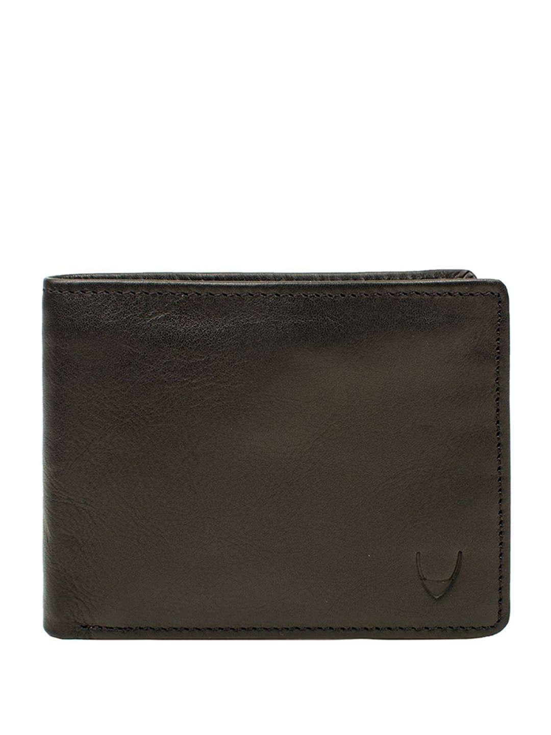 

Hidesign Men Black Leather Two Fold Wallet