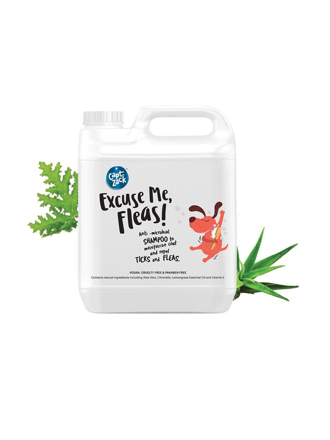 

Captain Zack White & Red Excuse Me Dog Shampoo - 4L