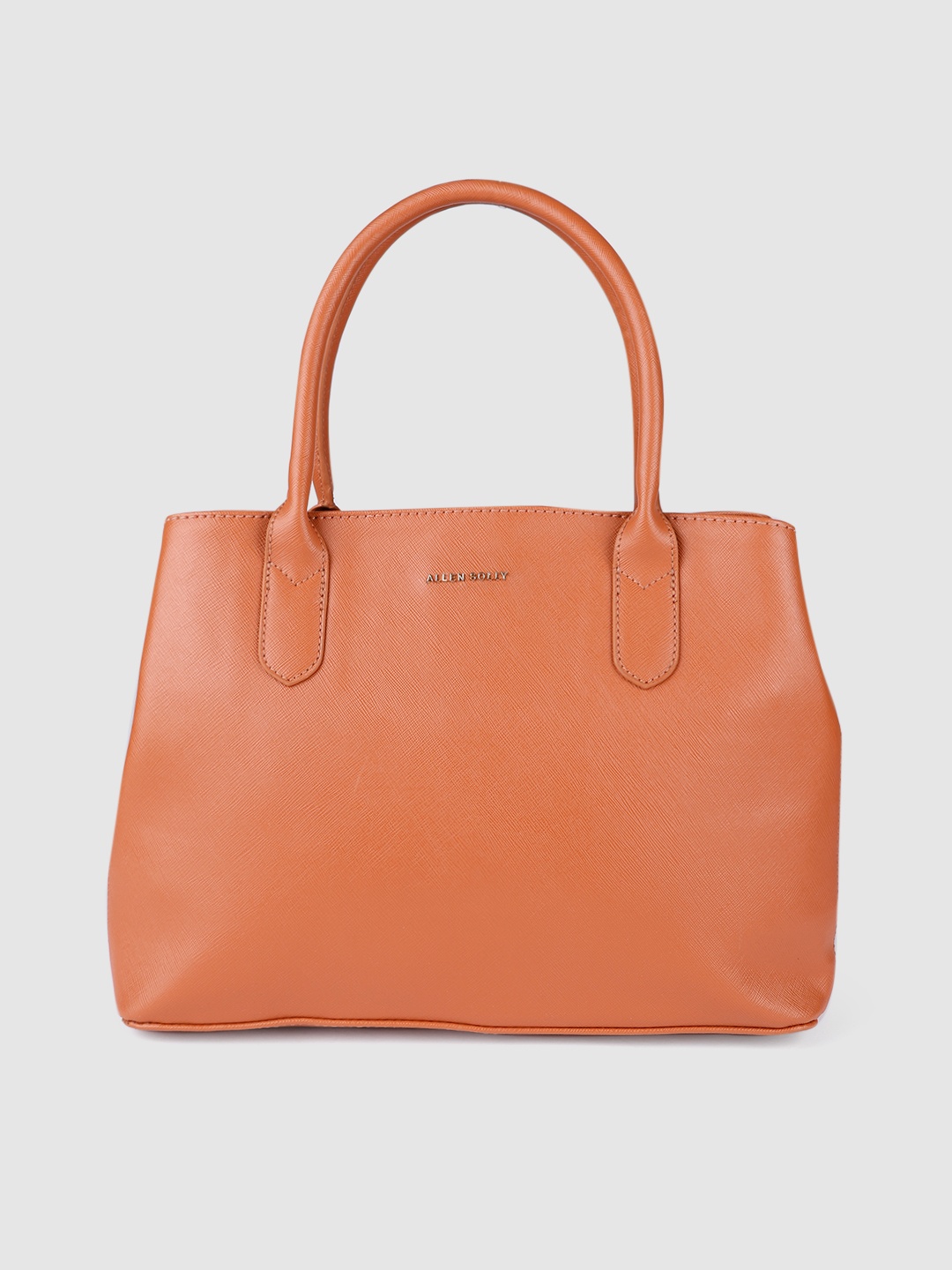

Allen Solly Women Tan Brown Textured Handheld Bag