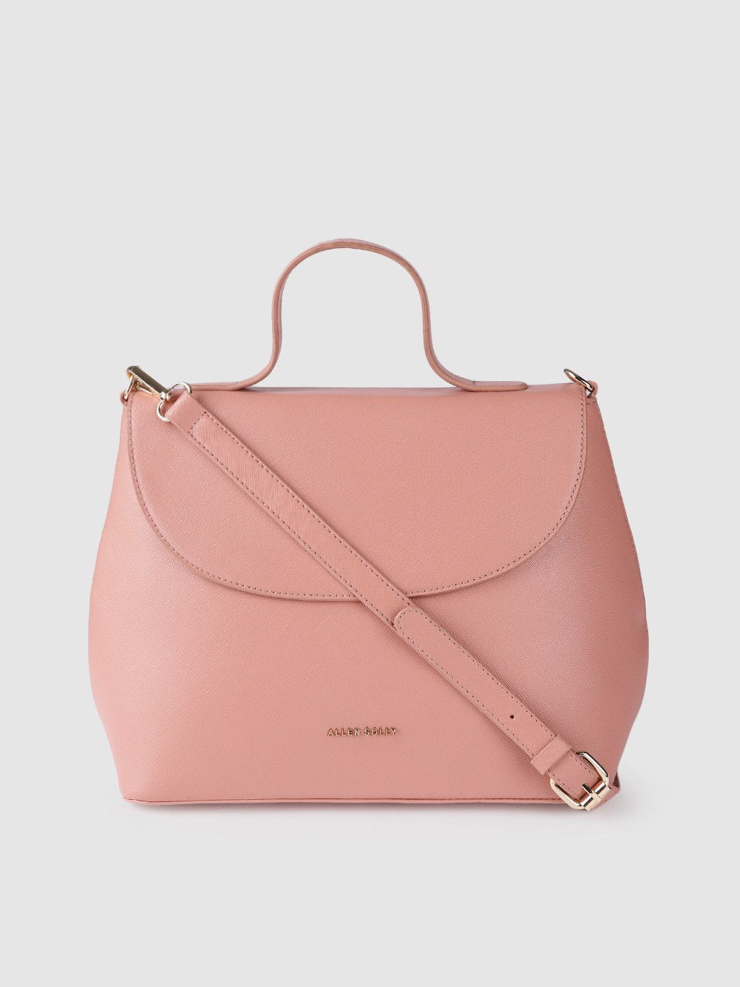 

Allen Solly Women Coral Solid Structured Satchel