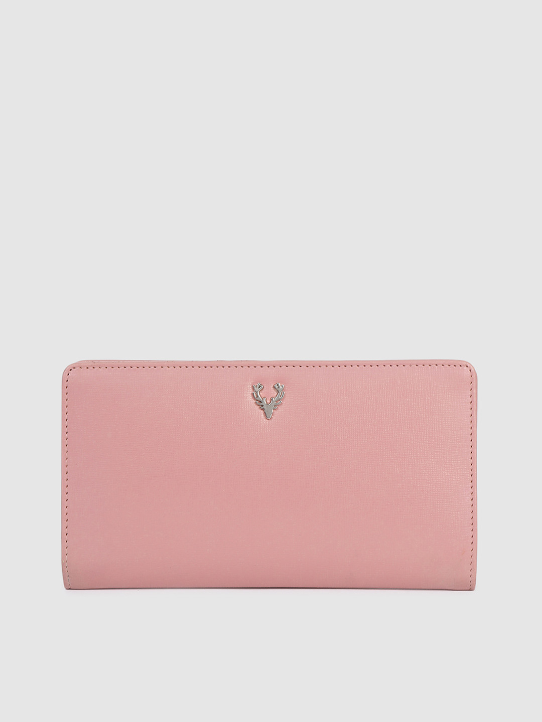 

Allen Solly Women Pink Solid Two Fold Wallet