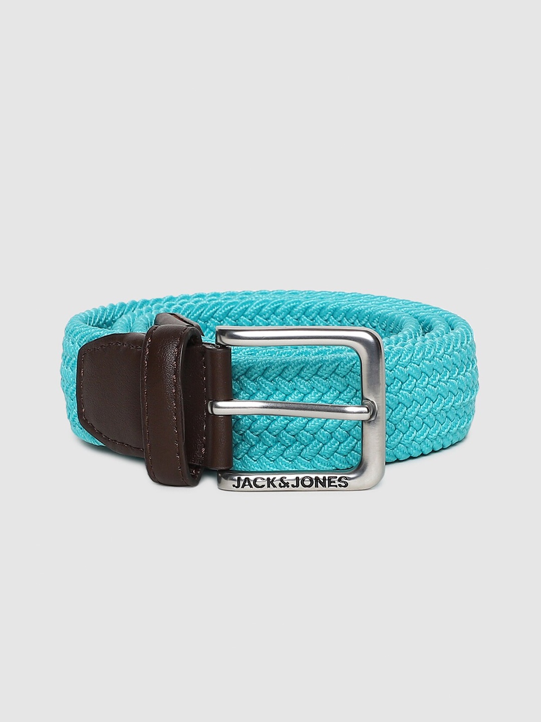 

Jack & Jones Men Blue Textured Belt