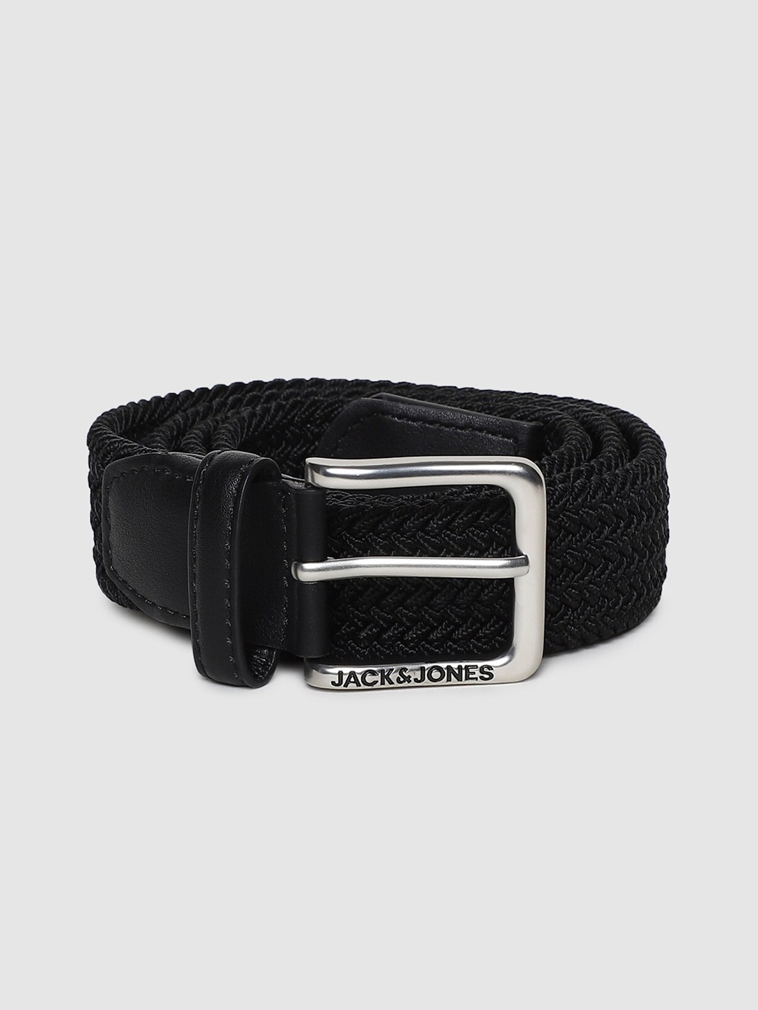 

Jack & Jones Men Black Braided Belt