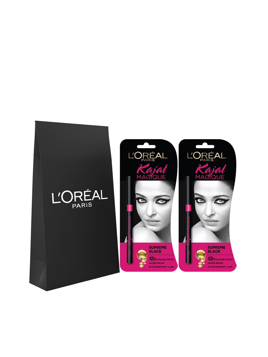 

LOreal Paris Set of 2 Magique Kajal - Supreme Black