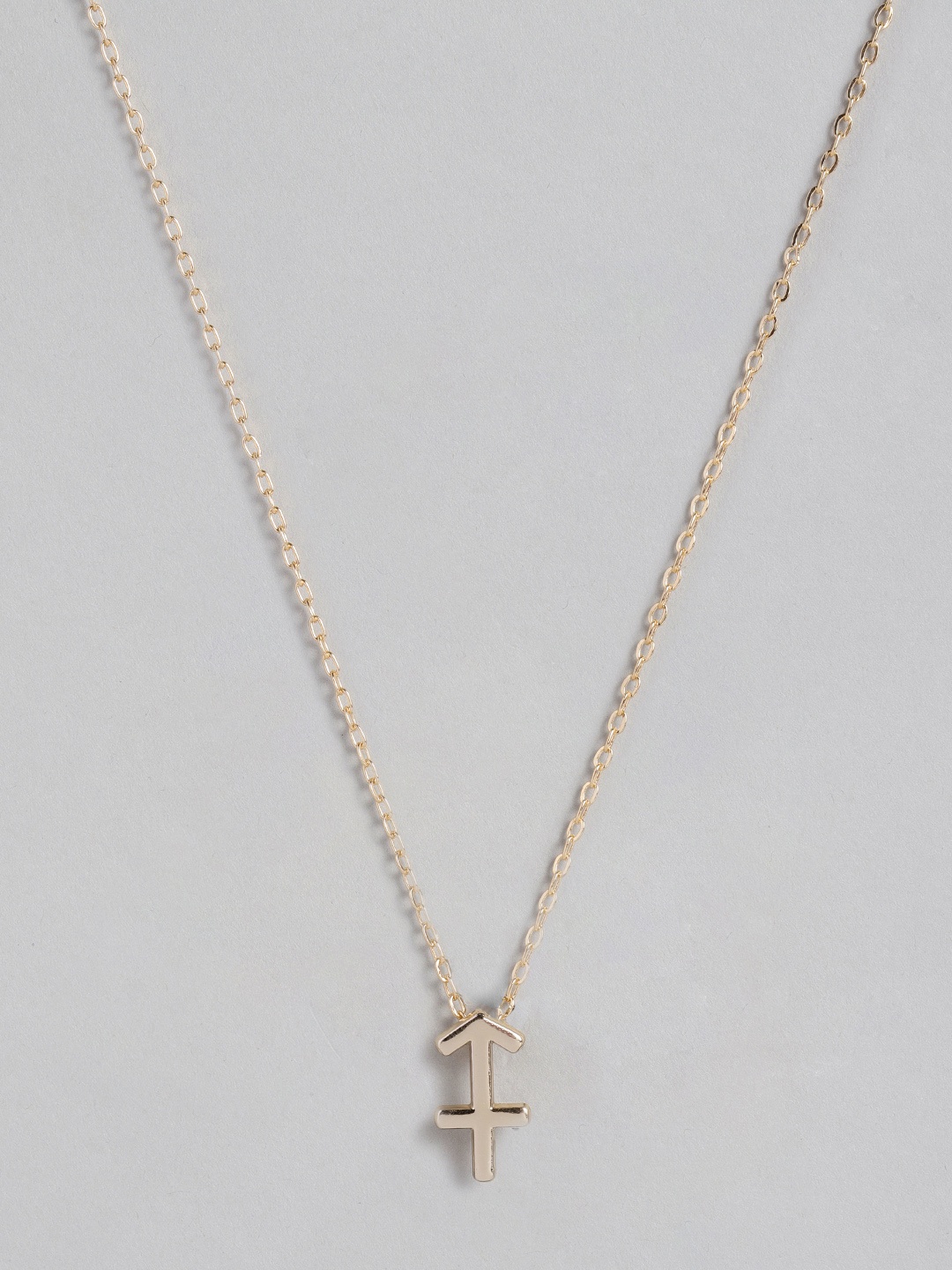 

Peora Gold-Plated Sagittarius Horoscope Zodiac Sign Pendant with Chain