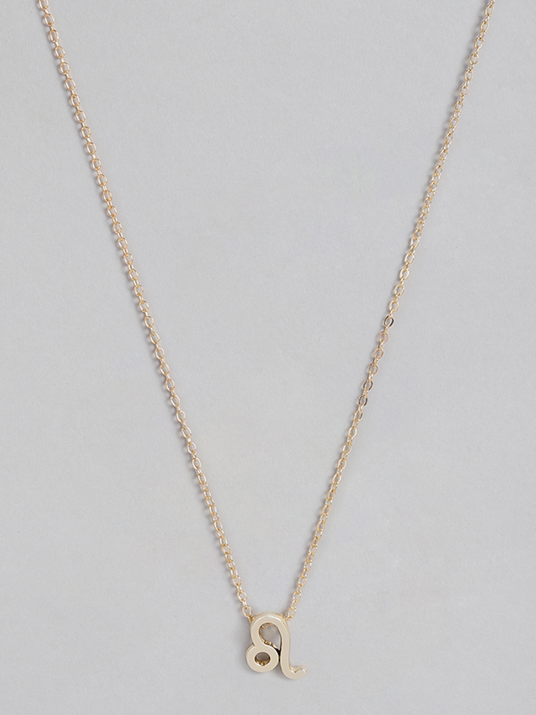 

Peora Gold-Plated Gemini Zodiac Sign Pendant with Chain