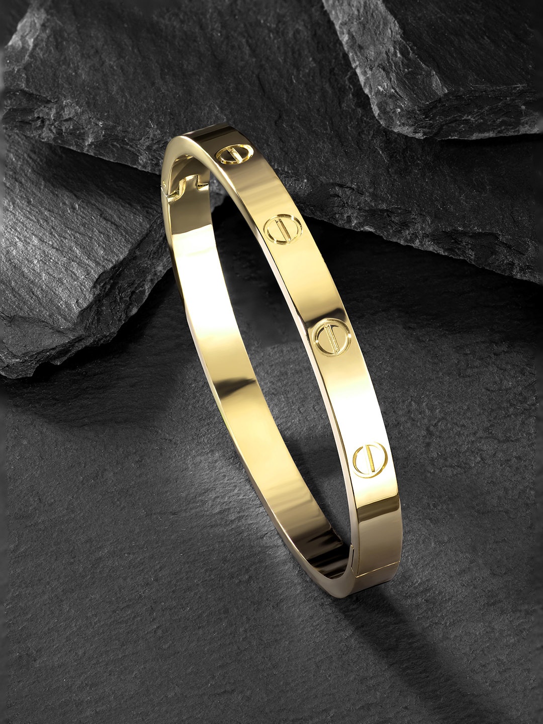 

Peora Adults Gold-Toned Kada Bracelet