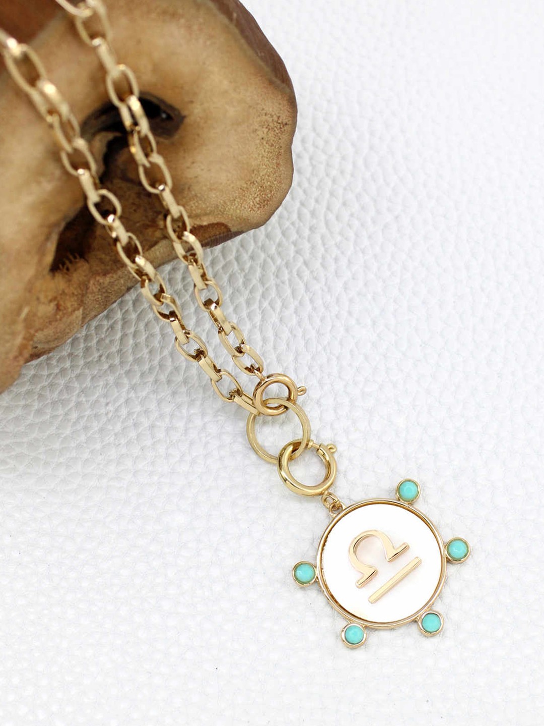 

Runway Ritual Women Off White Gold-Plated Necklace