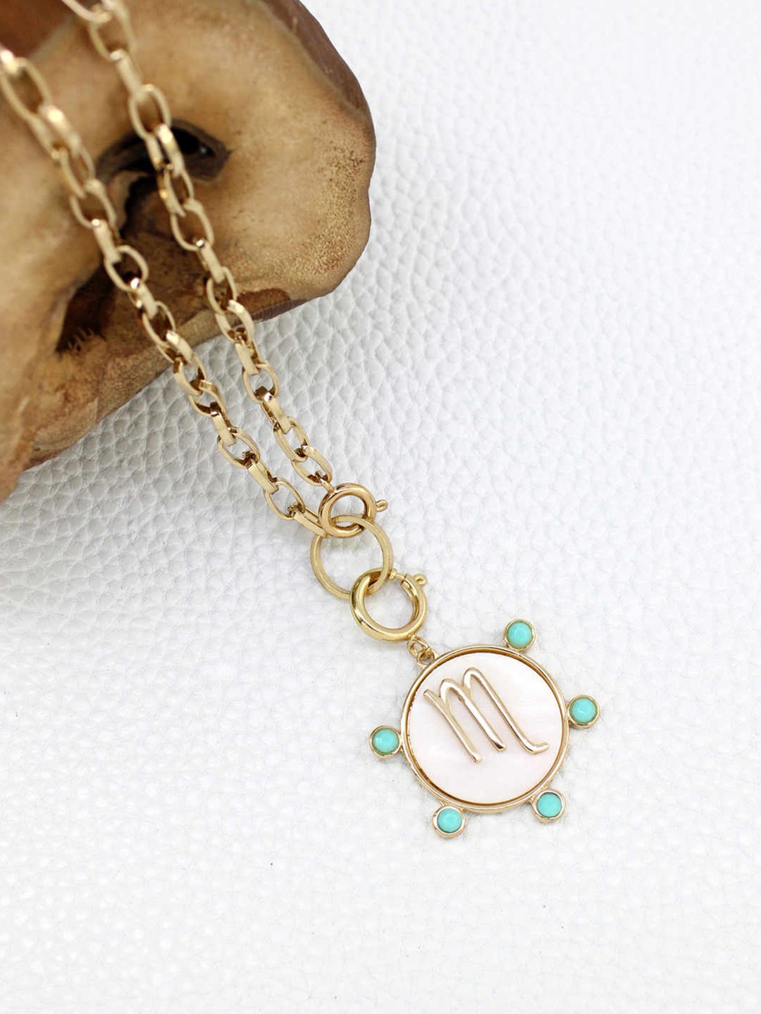 

Runway Ritual Gold-Toned & Off White Gold-Plated Chain