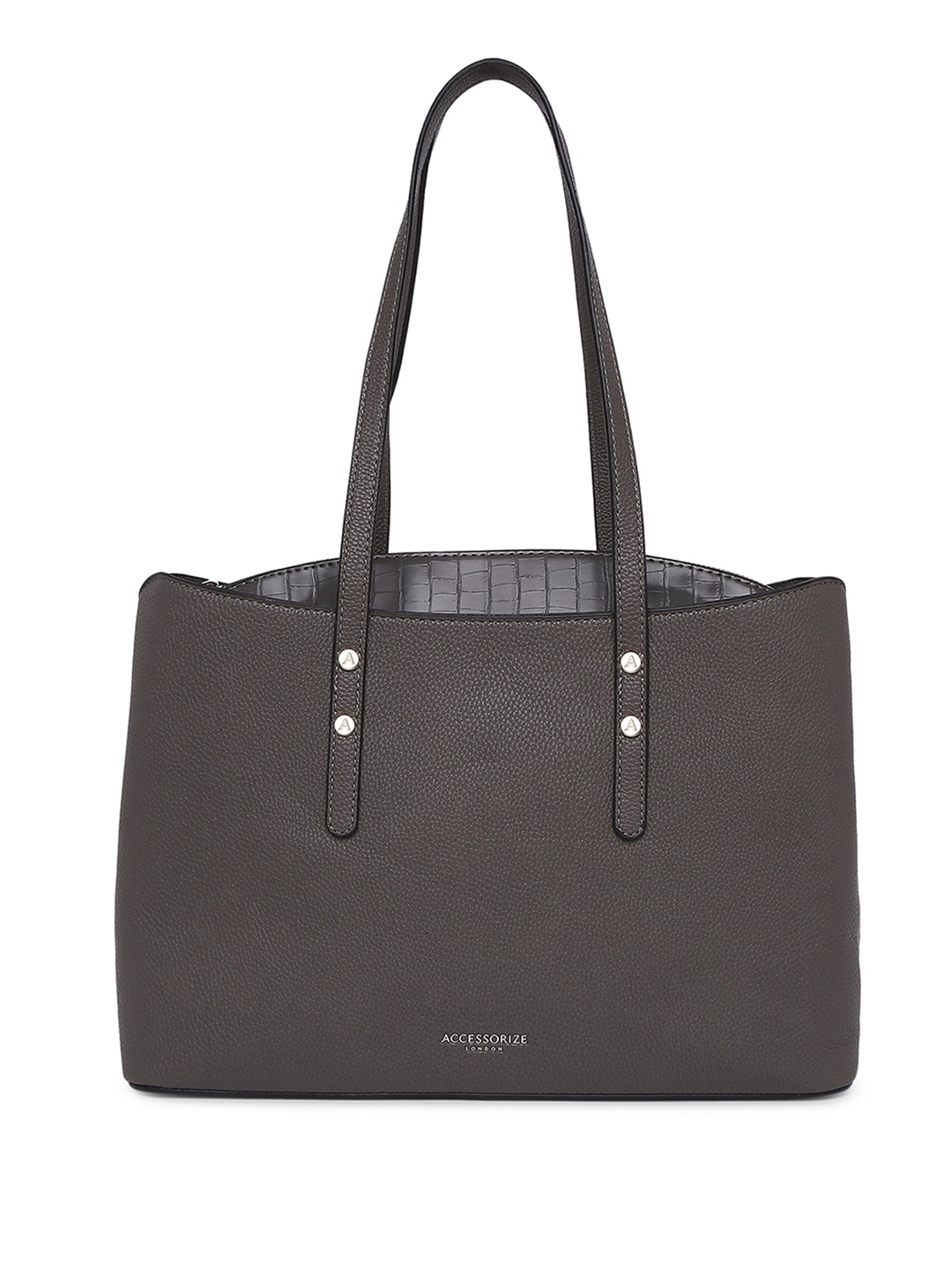 

Accessorize Grey Structured Kaia Laptop Shoulder Bag