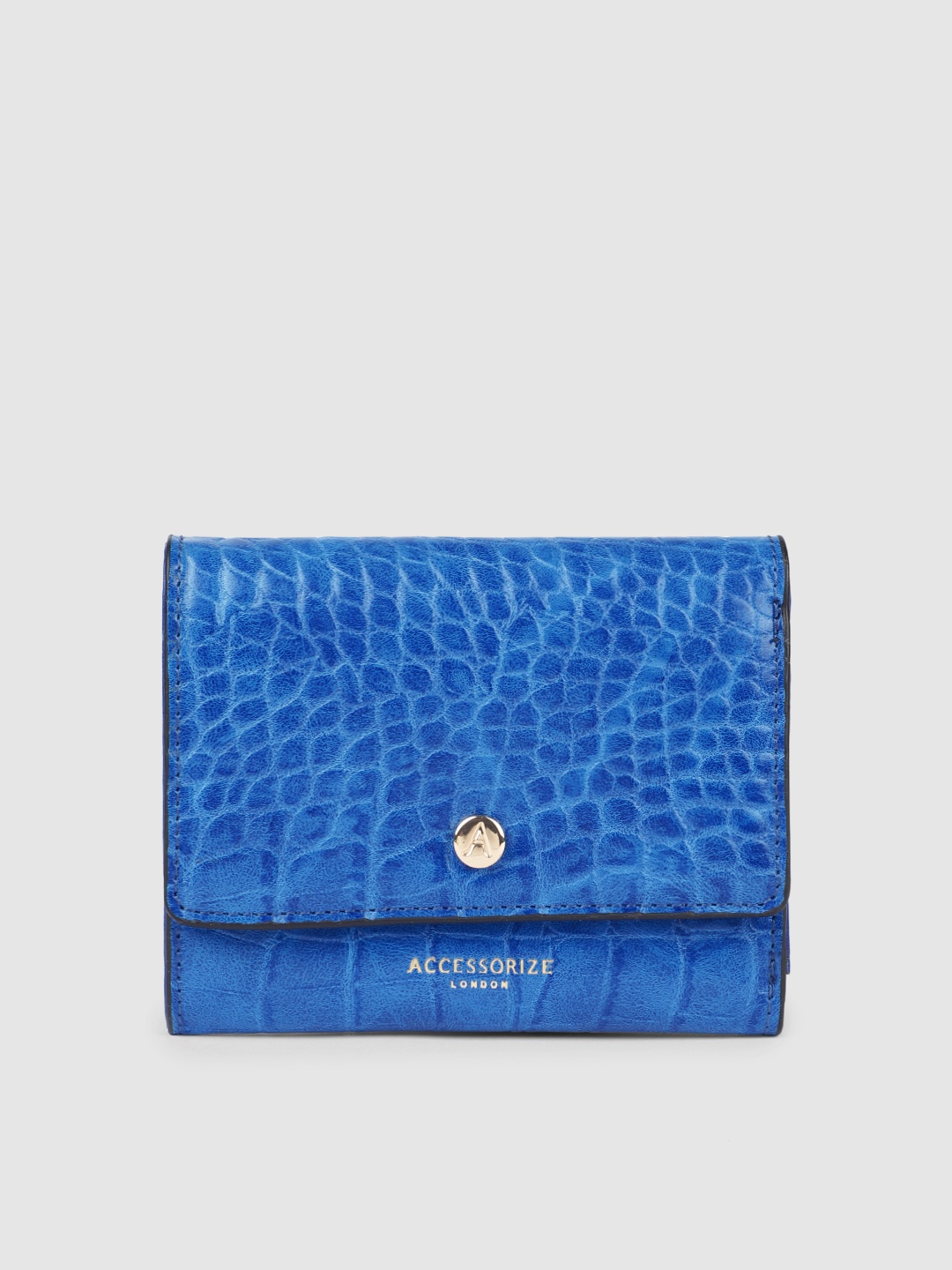 

Accessorize Women Blue Faux Leather Stella Wallet