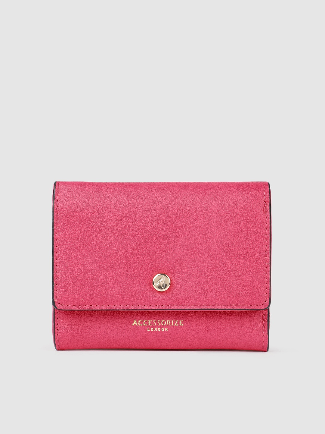 

Accessorize Women Fuchsia Faux Leather Stella Purse Wallet