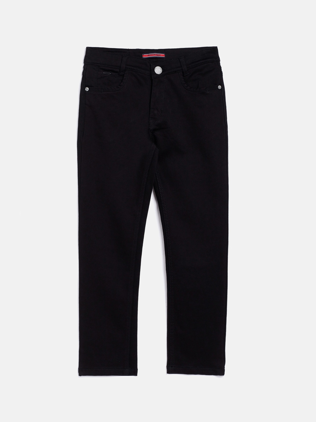 

Crimsoune Club Boys Black Solid Mid-Rise Jeans