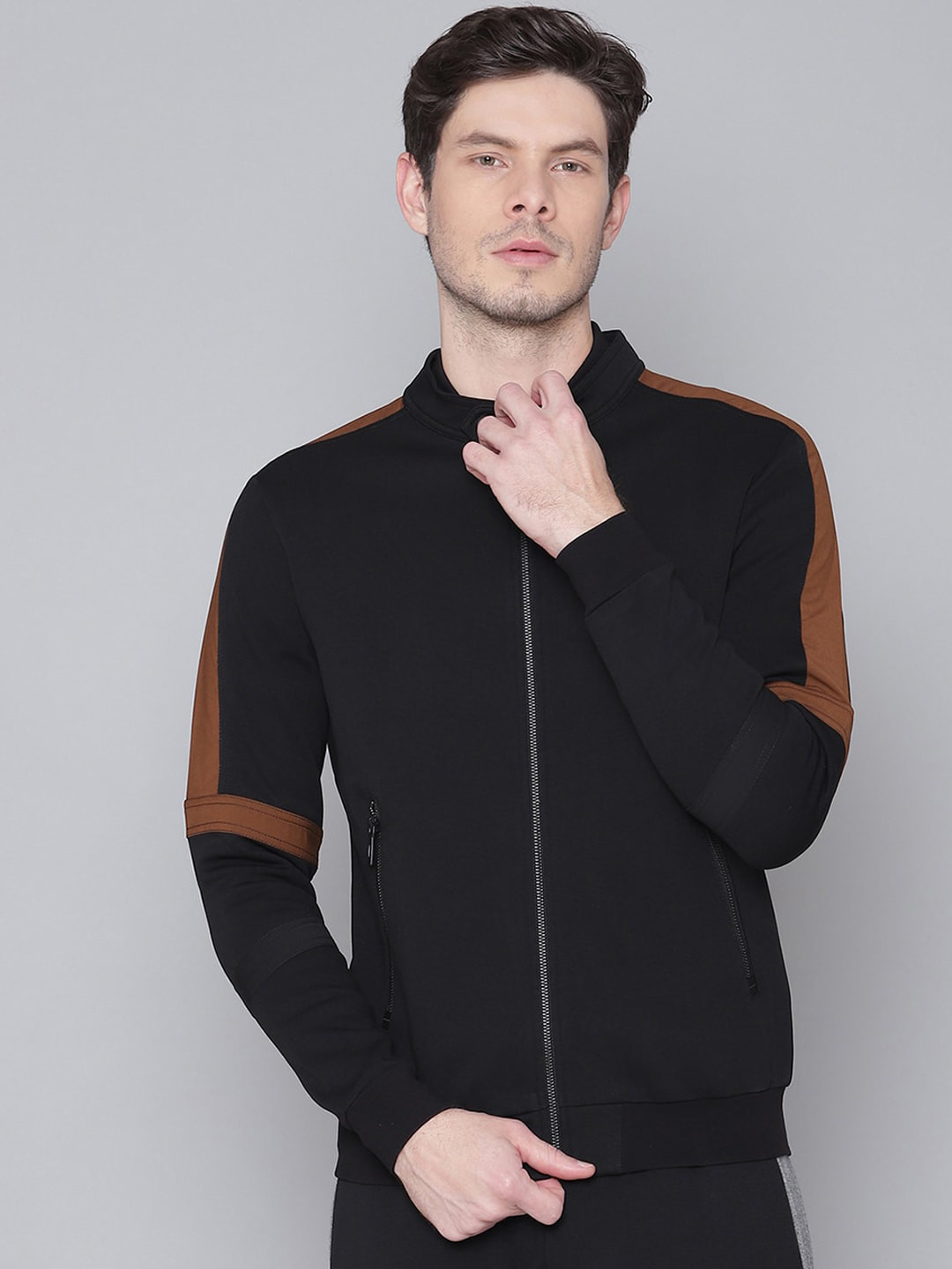 

Antony Morato Men Black Slim Fit Sweatshirt