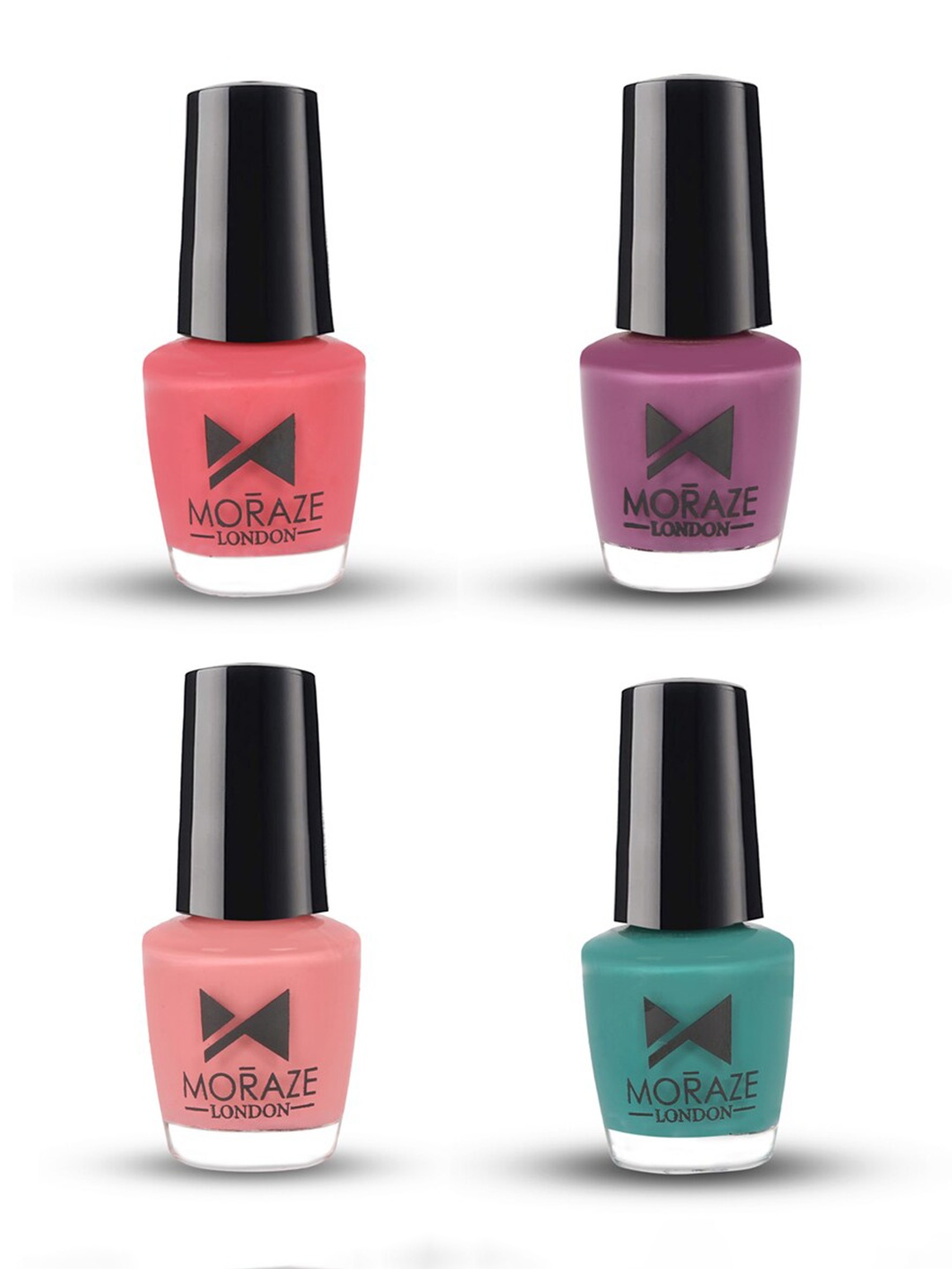 

Moraze Nail Polish Pack of 4 - 5ml each, Multi