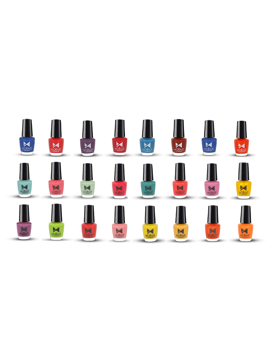 

Moraze Pack of 24 Nail Polish- 5ml each, Multi