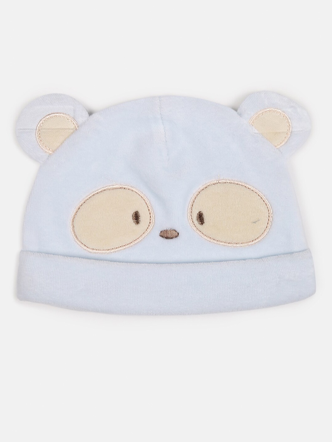 

Chicco Infants Kids Blue & Beige Better Cotton Sustainable Beanie