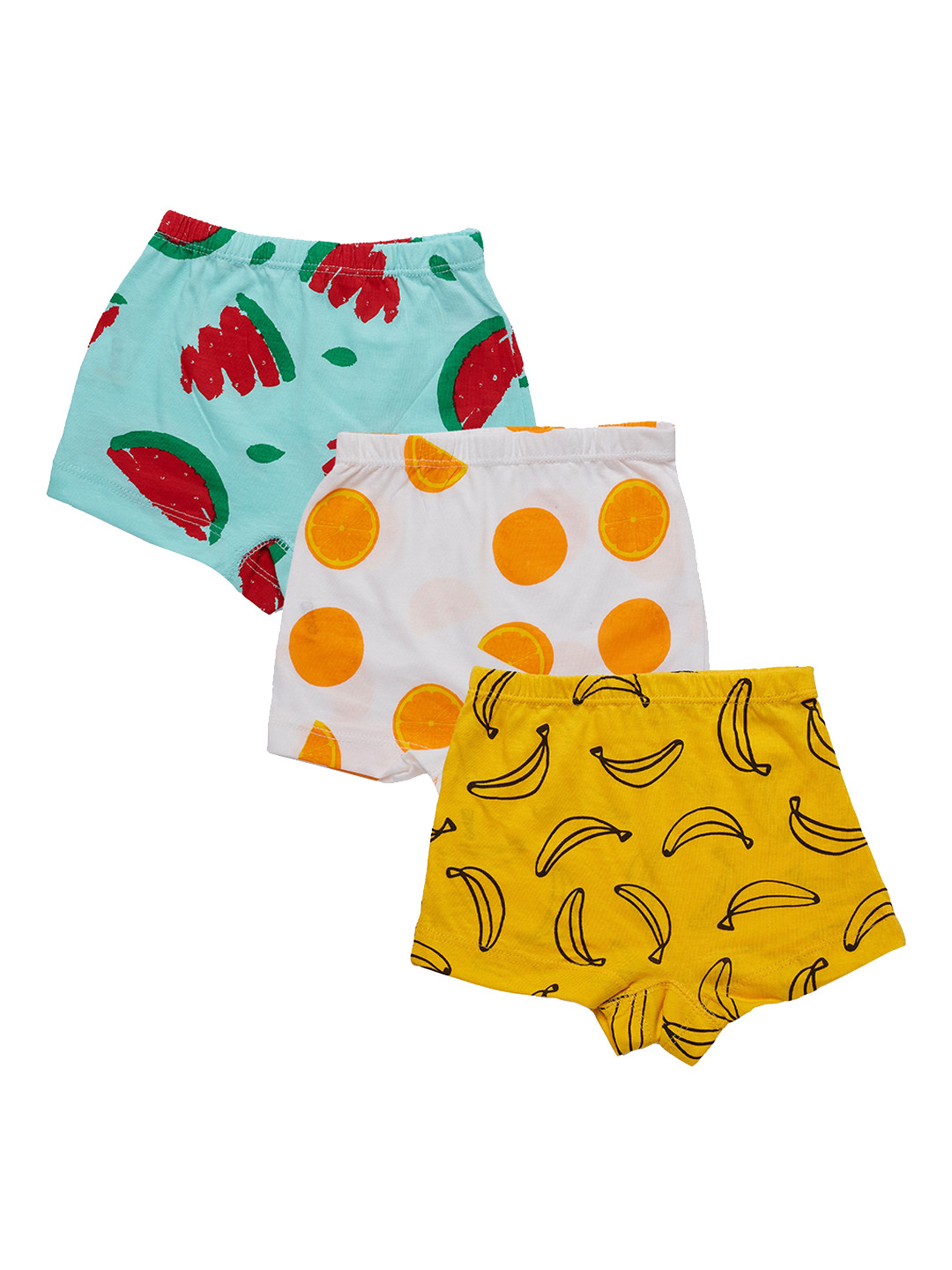 

You Got Plan B Pack of 3 Girls Printed Regular Shorts, Green