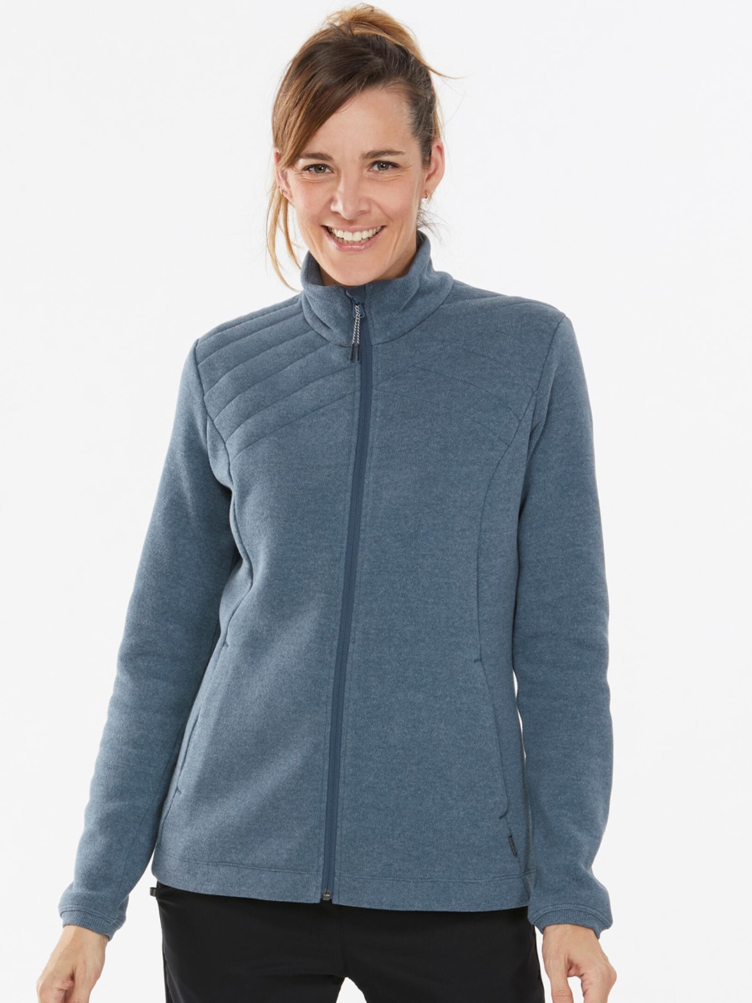 

Quechua By Decathlon Women Blue Lightweight Outdoor Sporty Jacket