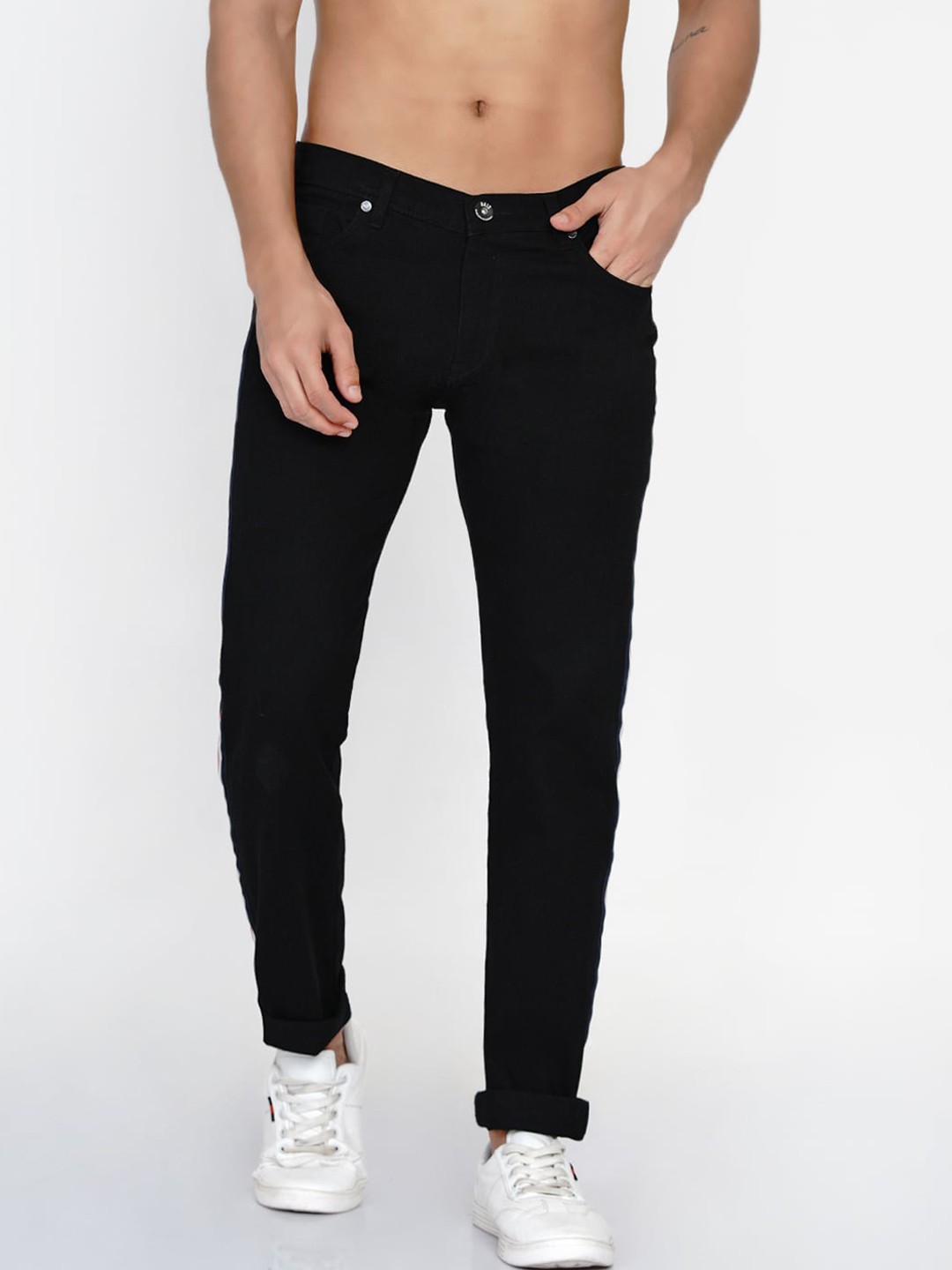 

Dais Men Black Slim Fit Stretchable Jeans